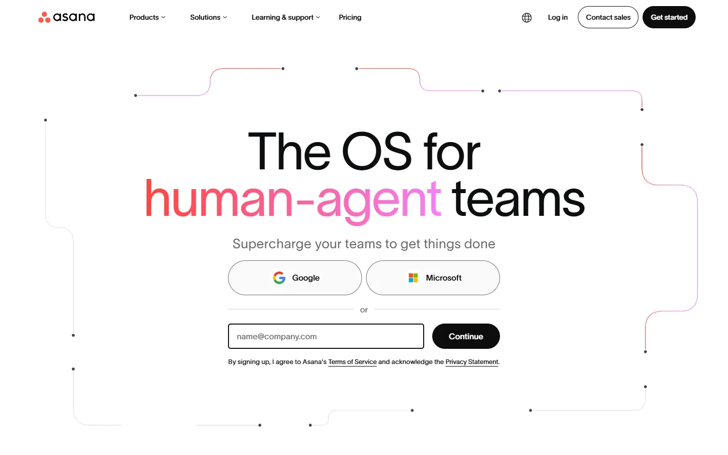 Asana official interface showing structured project tasks, timeline views, and board columns