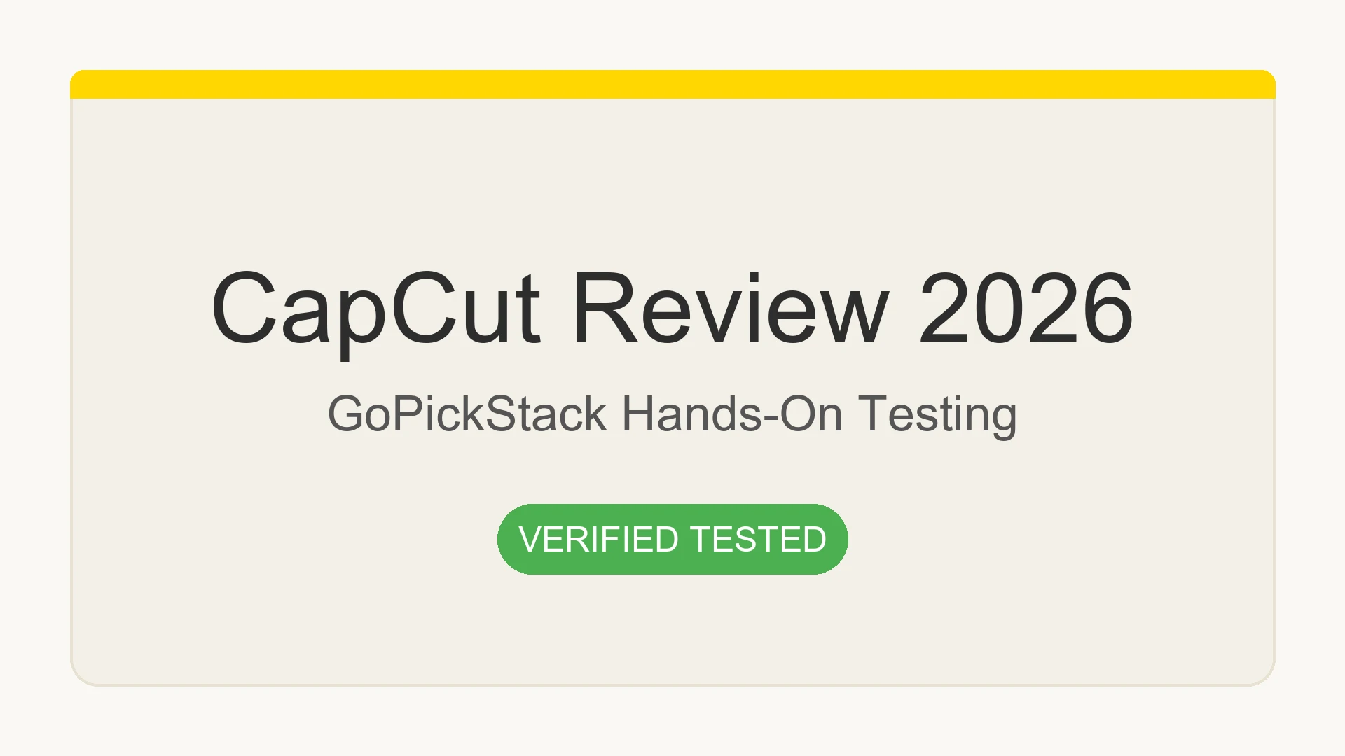 CapCut editorial review cover