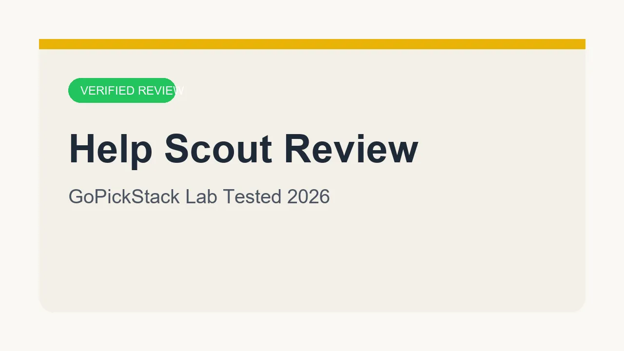 Help Scout editorial review cover