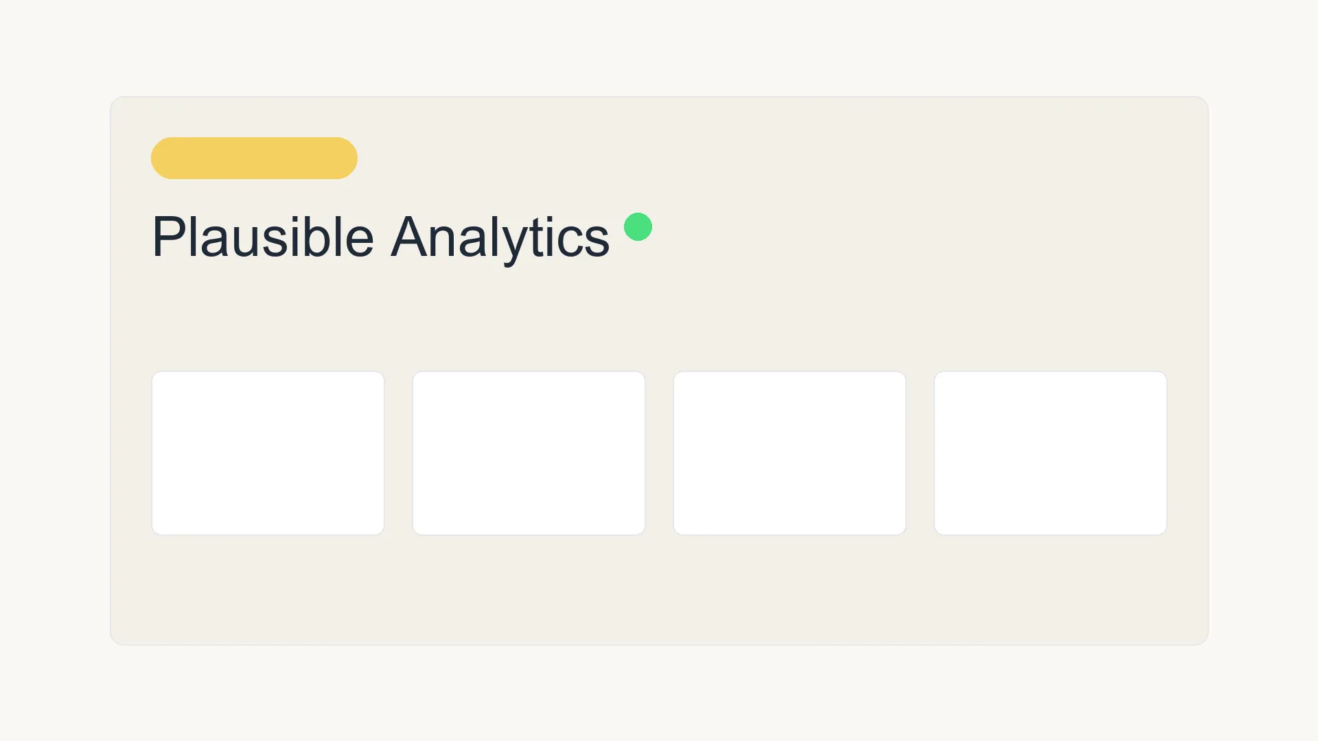 Plausible Analytics editorial review cover